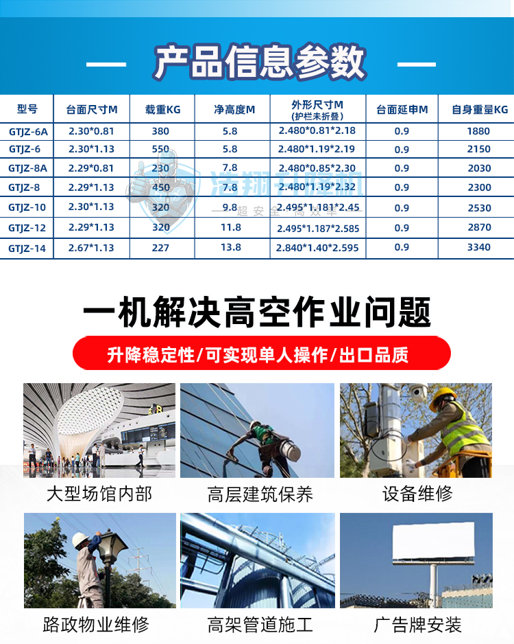 自走式升降平台 自走式升降平台